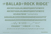 The Ballad of Rock Ridge, a Serif Font by Komet & Flicker (Thumbnail 14 of 14)
