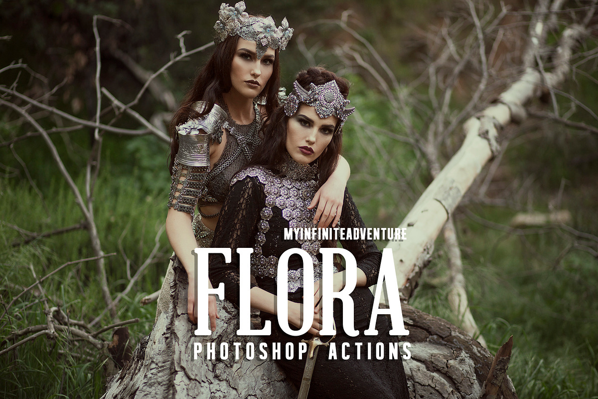 17 Flora Photoshop Actions, an Action Add-On by Light Hero Studios (Photo 1 of 5)