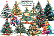 Cute Doodle Christmas Tree Sublimati, an Illustration by DreamArtGraphic (Thumbnail 1 of 5)