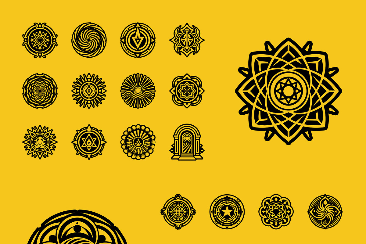 Powerful Manifestation Symbols, a Solid Icon by Creative Stall (Photo 7 of 7)