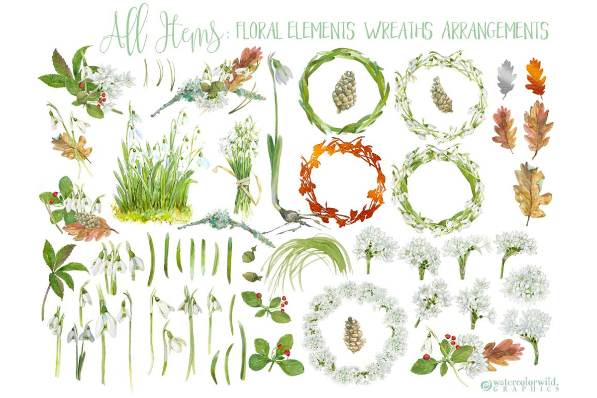 0101 Winter White, a Work Illustration by watercolorwild.graphics (Photo 3 of 10)