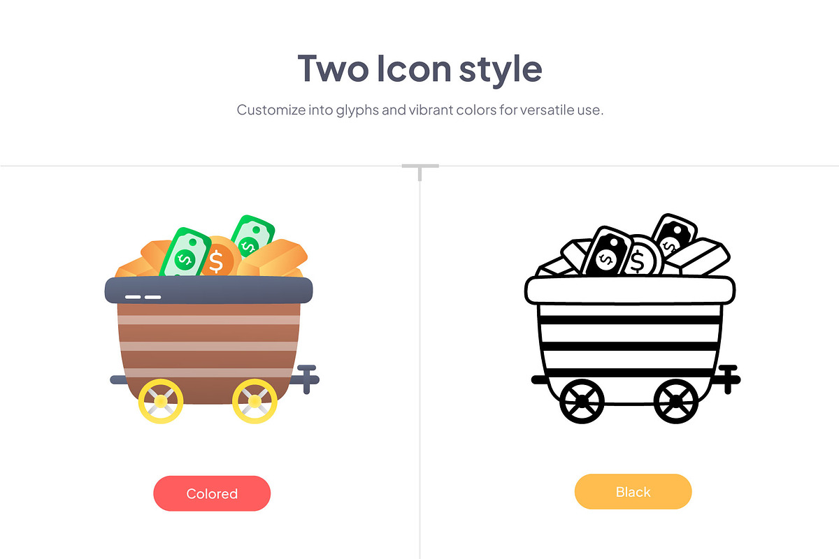 Money and Finance Icon Set, a Duotone Icon by Prosymbols (Photo 3 of 10)