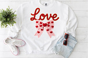Crochet Pink Love Bow Valentine PNG, an Illustration by Craft Nest (Thumbnail 5 of 5)