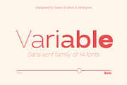 Venzia Sans Family Fonts, a Sans Serif Font by Siwox Studios (Thumbnail 3 of 10)