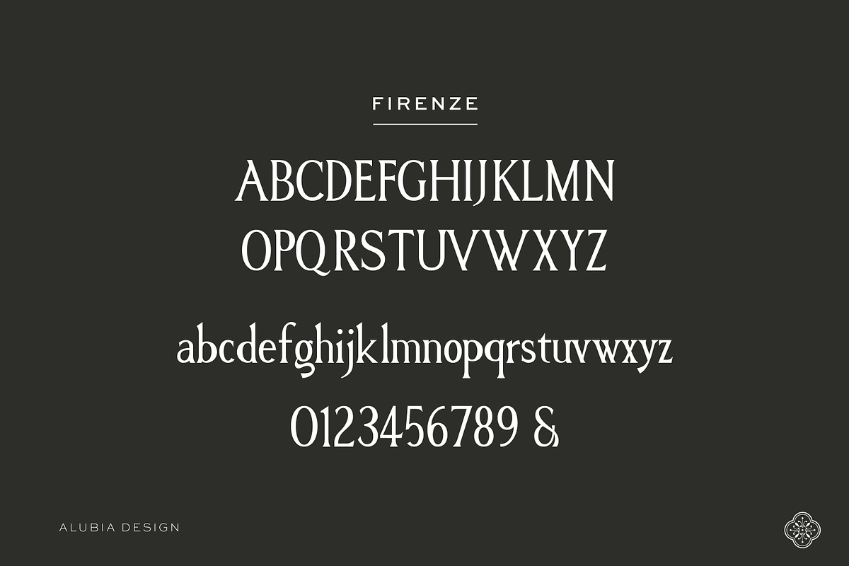 Firenze - Luxurious & bold Serif, a Serif Font by Alubia design (Photo 8 of 11)