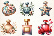 Watercolor Perfume Clipart, an Illustration by Libby Wishes (Thumbnail 6 of 7)