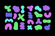 Colorful Blob Shapes, an Object Graphic by Olena Halahan (Thumbnail 5 of 5)