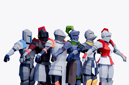 Medieval Knights Rigged and Animated, a Characters & Person 3D Model by Studio Ochi