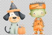 Halloween Kids Clipart Autumn Animal, a Seasonal Illustration by SugarCloudStudioArt (Thumbnail 7 of 7)