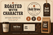 Bold Brew – Bold Retro Display Font, a Slab Serif Font by Wow Magic (Thumbnail 3 of 5)