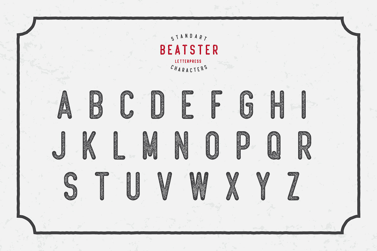 Beatster | With Extra, a Sans Serif Font by MuSan (Photo 3 of 8)