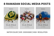 8 Ramadan Social Media Design Posts, a Social Media Template by Walldecorated (Thumbnail 3 of 4)