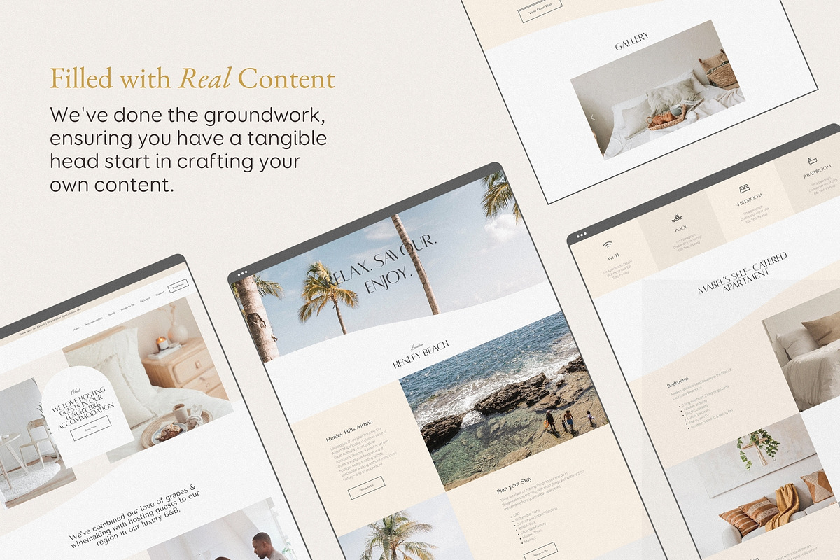 Premium Wix Template Accommodation, a Wix Template by Studio Spark* (Photo 2 of 5)