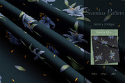 Lilies and Irises, flowers pattern, a Pattern Graphic by Yana Dobrik (Thumbnail 7 of 10)