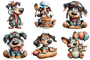 Whimsical Quirky Dogs Clipart, a Graphic by CitraGraphics (Thumbnail 5 of 5)
