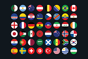 World Cup 2026 - Football Icon Flags, a Solid Icon by bvcreates (Thumbnail 2 of 5)