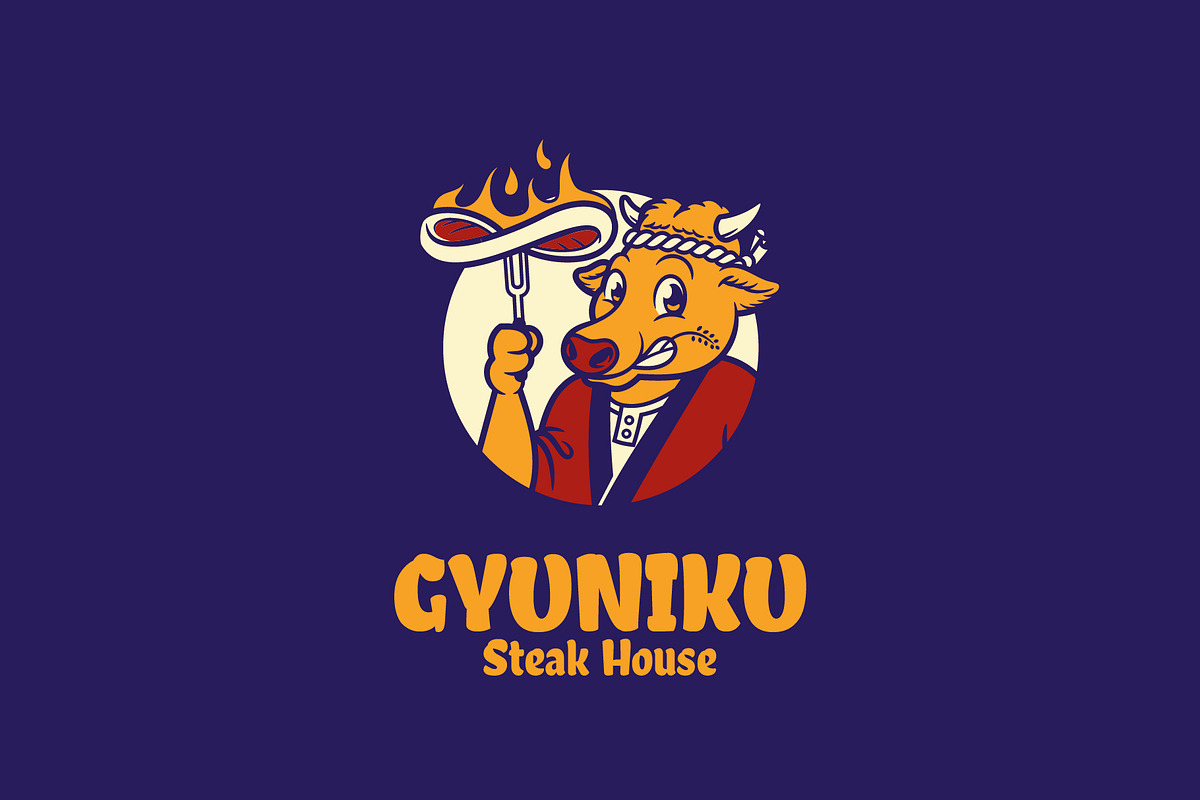 Gyuniku Logo Template, a Branding & Logo Template by Kreasi Malam (Photo 2 of 8)