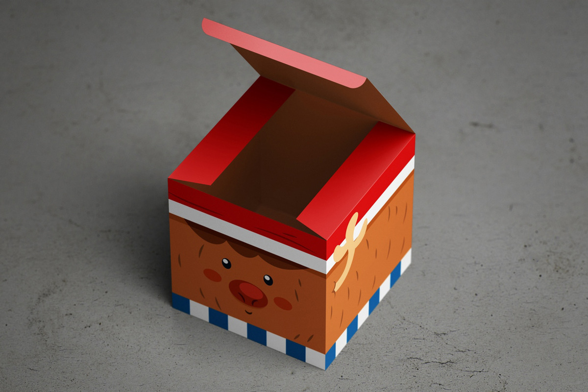 Square Box / Package Mock-Up 2, a Packaging Mockup by MassDream (Photo 2 of 8)