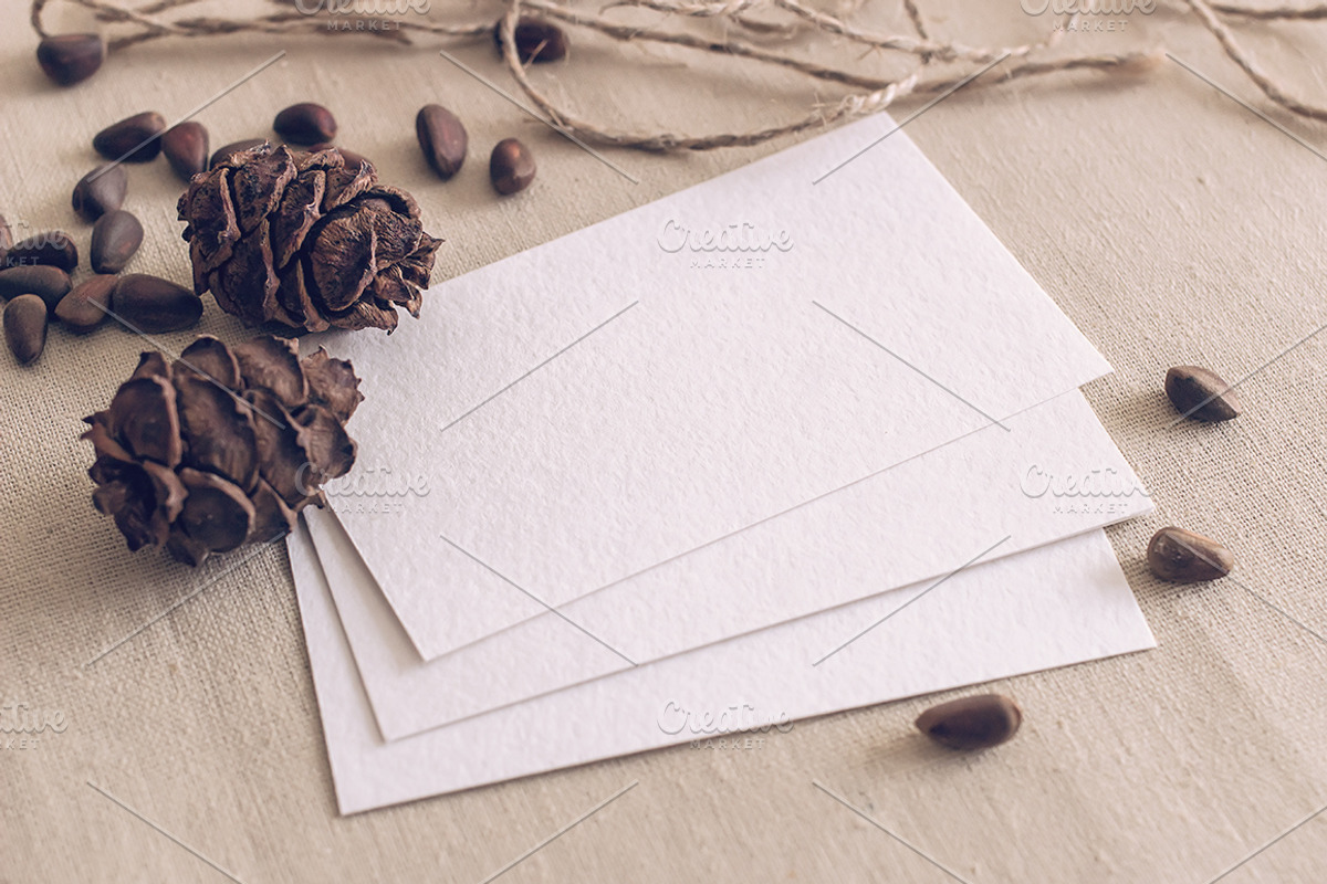 Mockup. Business cards., a Print Template by Mockups4you