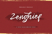 Zenghief - Hand Brush Font, a Handwritten Font by StringLabs (Thumbnail 1 of 8)