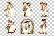Wedding Couple PNG Clipart, a Person Illustration by Nicolle's Colorful Art (Thumbnail 4 of 4)