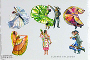 Mexican Traditional Costumes clipart, an Object Graphic by CpandoShop (Thumbnail 3 of 4)