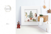 Christmas fairy forest watercolor, an Animal Illustration by BrushArtDesigns (Thumbnail 11 of 11)