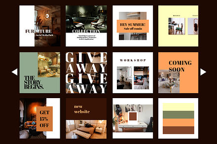 Furniture Social Media Pack