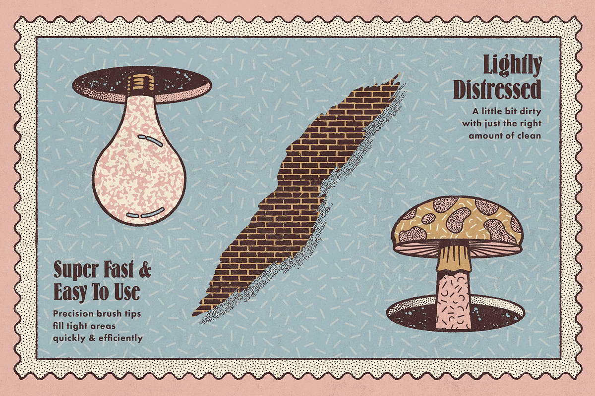 Lithotone Brushes for Photoshop, a Brush Add-On by True Grit Texture Supply (Photo 4 of 10)