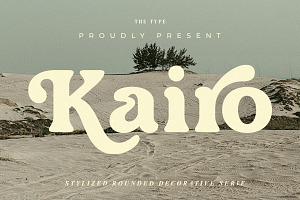 Kairo - Stylized Rounded Font