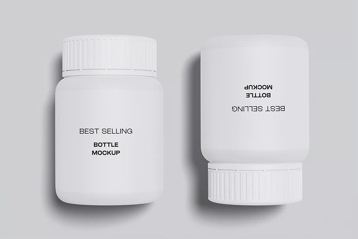 Botlle Mockup, a Packaging Mockup by zpackcreative (Photo 3 of 5)