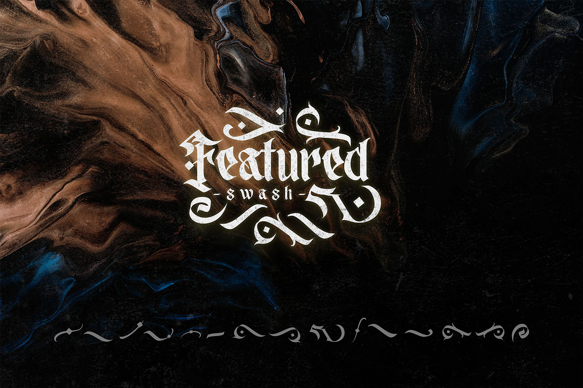 Mortal Claws - Blackletter Font, a Blackletter Font by Krakenbox Studio (Photo 13 of 14)