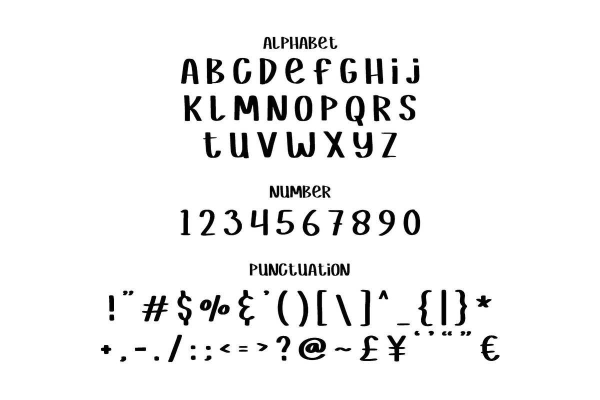 Happy Birthday - Playful Party Font, a Sans Serif Font by KiddoGlyphs Studio (Photo 4 of 5)