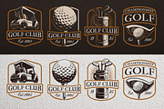 Golf Logo Templates, a Branding & Logo Template by Harry Kasyanov (Thumbnail 2 of 7)