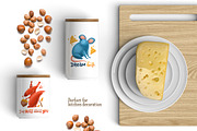 Animals eating healthy food CLIPART, an Animal Illustration by Lana Sham (Thumbnail 6 of 8)