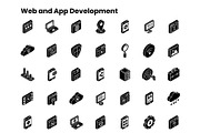 2000+ Isometric Icons Set, an Outline Icon by Brickclay (Thumbnail 18 of 37)
