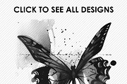 Messy Butterflies Brushes for PS/PRO, a Brush Add-On by Polka Dot Pixels (Thumbnail 2 of 2)