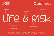 Crilo - Playful Logo Sans, a Sans Serif Font by Pandeka Studio (Thumbnail 6 of 11)