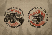 Hot Rod Vector Illustrations Bundle, an Illustration by Natali_ (Thumbnail 2 of 7)