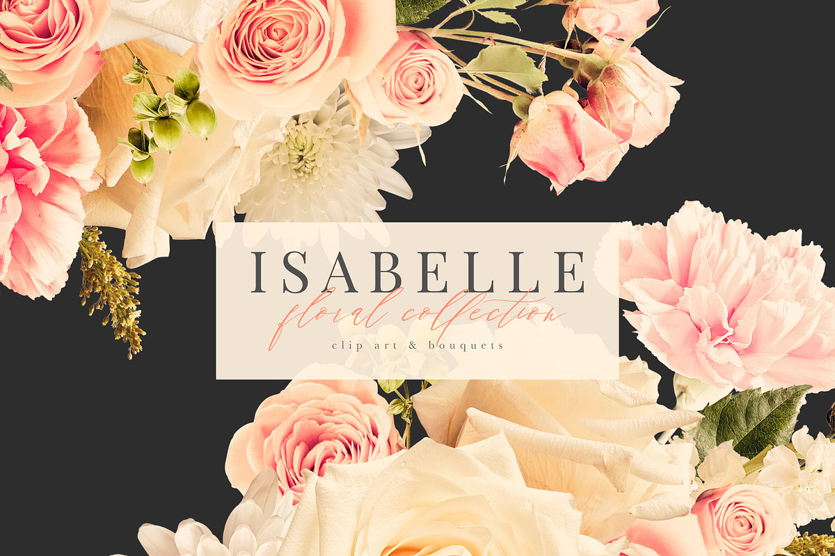 Isabelle Clip Art Floral Collection, an Object Graphic by Eclectic Anthology (Photo 2 of 10)