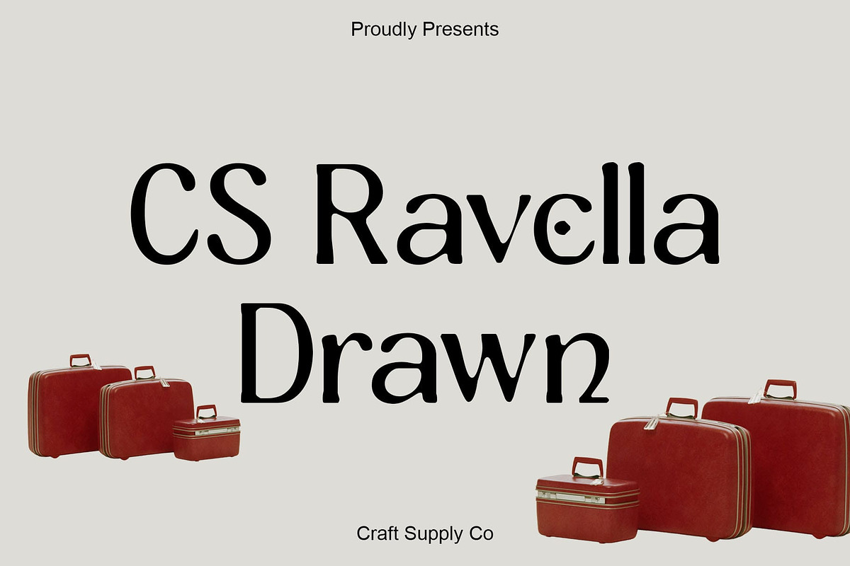 CS Ravella Drawn, a Serif Font by Craft Supply Co. (Photo 1 of 8)