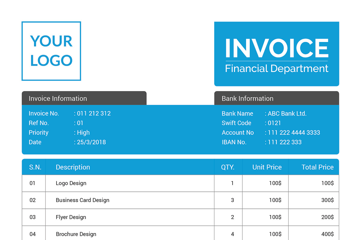 Invoice, a Stationery Template by ARP Creation (Photo 5 of 5)