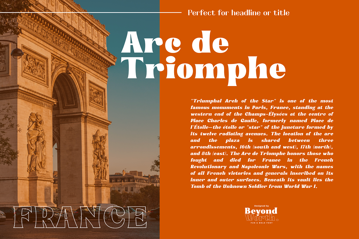 Beyond Worth - Fun & Bold, a Serif Font by Java pep (Photo 5 of 11)