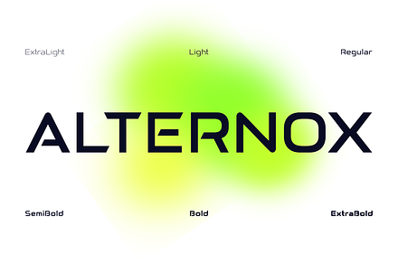 Alternox Fonts Famliy, a Sans Serif Font by Asenbayu