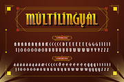 Vagento, a Sans Serif Font by Burntilldead (Thumbnail 11 of 12)