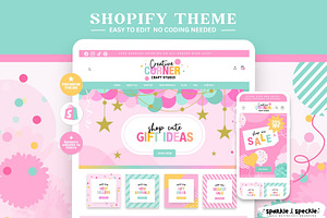 Party Shop Shopify Theme, a Shopify Template by Sparkle & Speckle