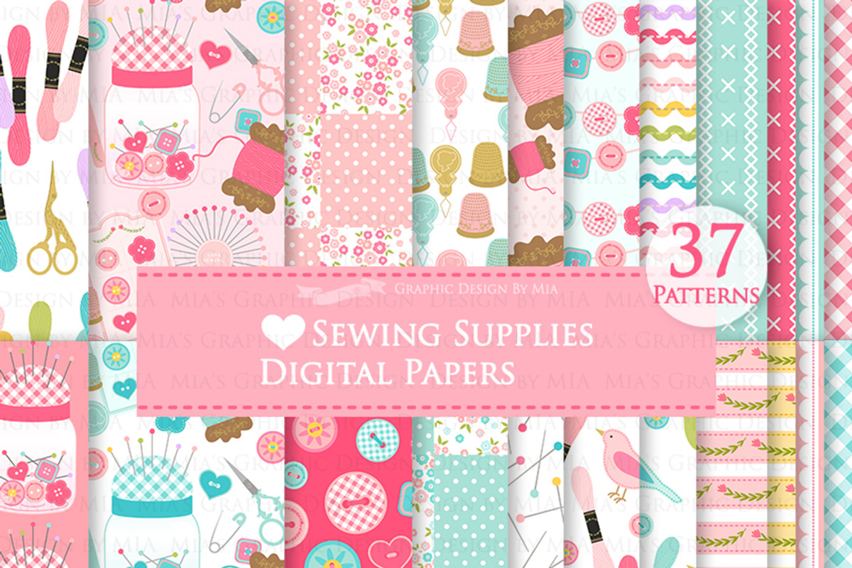 Sewing, Love Sewing Supplies, an Illustration by Mia's Graphic Design (Photo 6 of 9)