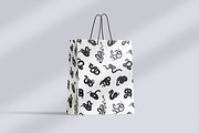 Exotic snakes set, seamless patterns, an Animal Illustration by PaperTrident (Thumbnail 7 of 7)