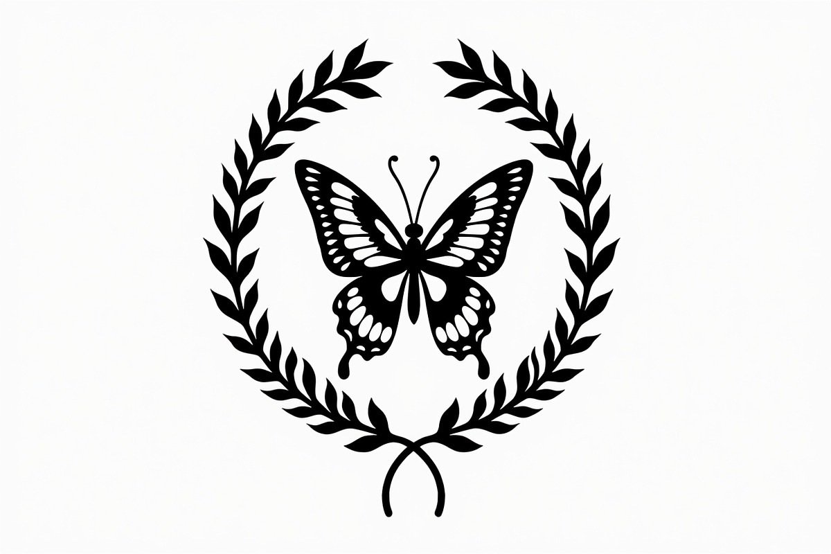 Butterfly Silhouette Vector Bundle, an Illustration by jahid234 (Photo 9 of 9)