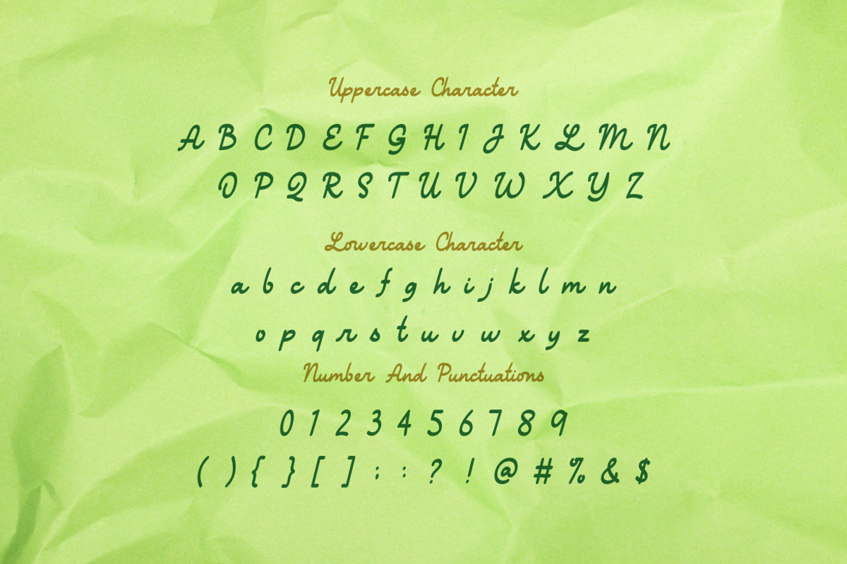 Good Day Script, a Script Font by Bluestudio (Photo 10 of 12)
